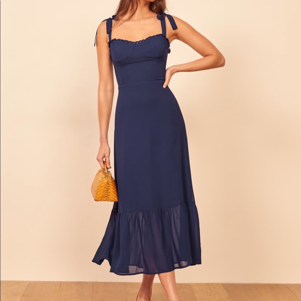 BLACK Reformation Nikita dress